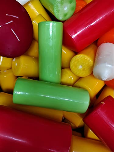 HMH 5 Kg Stumpen Bunte Kerzen 2.Wahl gemischt Stumpenkerzen mehrere Farben/Größen B-Ware runde eckige mindestens 2 Farben und 2 Größen