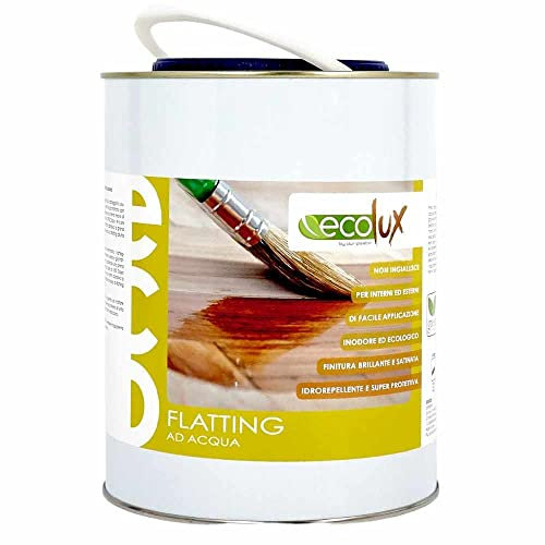 Ecolux Flatting Ad Acqua Ecologica Vernice per Legno