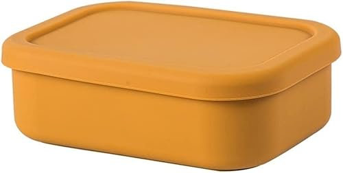 Fiambrera Bento Box, Fiambrera Fiambrera con Tapa Ensalada De Frutas Fiambrera Rectangular Portátil Utensilios De Cocina Japoneses (Color : A, Size : As The Picture Shows)