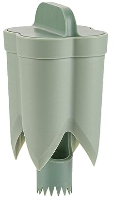 Pfefferentkerner, Paprika-, Tomatenentkerner, multifunktionaler Obst- und Gemüsesamenentferner, grüner Pfefferentkerner Schäler Für Gemüsespaghetti (Green, One Size)