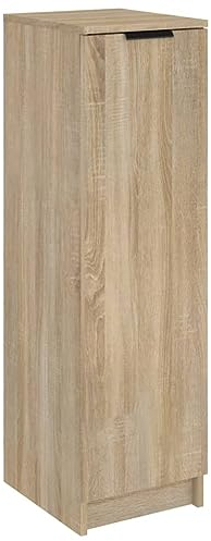 Generisch Schuhregal Schuhschrank Schuhregal Schuhaufbewahrung Schuhständer Schuhablage Schuhtruhe Schuhorganizer Flurschrank Eiche Sonoma 30x35x100cm Holzwerkstoff
