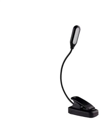 HXPKKX KANGYEBAIHUODIAN Fit For 6000k Adjustable LED Book Night Light With Goosenecks Clip AAA Battery Powered Flexible Night Reading Desk Lamp Notebook Lights(Battery,LY-15)