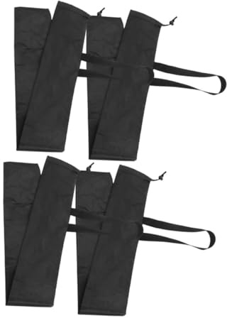 OFFSCH Trekkingstocktaschen Wiederverwendbar mit Zugband aus Oxford Stoff 4 Stück zur Aufbewahrung von Angelruten und Yogamatten Beim Camping und Reisen
