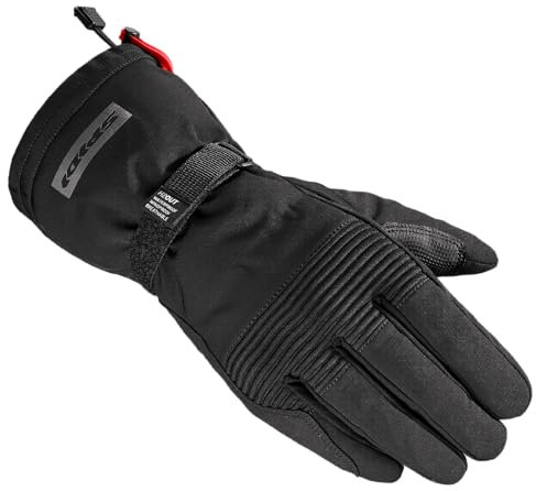 SPIDI, WINTERTOURER-KP, Guanto Moto da Uomo Invernale, Colore Nero, Impermeabile, Traspirante e Antivento, Ideale per le Basse Temperature, Compatibile con Schermi Touchscreen