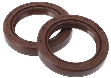 VekAuto Universelle Öldichtung TC Doppellippe mit Stahlfeder Dichtungsring Rotierende Wellendichtung 30x42x7mm Hochdruck FKM Gummi Braun 2 Stück | Mit Stahlfeder, Hochdruck, Wasser-/Ölbeständig, Hitzebeständig, Für Rotierende Wellen, Fahrzeuge, Motoren, Kurbelwellen