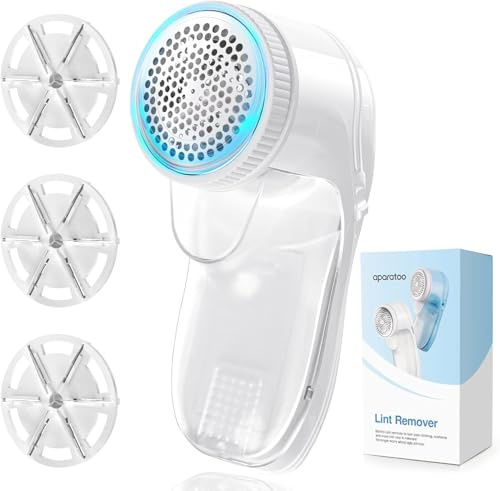 Afeitadora de Pelusas, Quitapelusas Electrico, Quita Pelusas para Ropa con 3 Cuchillas, USB Rápido Quita Bolas de la Ropa Recargable Maquina Quitar Bolitas Ropa Quitapelusas