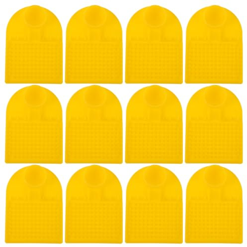 DOITOOL 12 Alimentadores Superiores para Colmena Dispensador de Agua y Jarabe Azucarado para Abejas Diseño Antiahogamiento y Antirrobo Compatibles Botellas Estándar Resistentes para