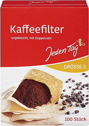 Jeden Tag Kaffeefilter, Größe 2, 100 Stück