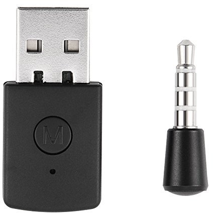 Yanmis Mini Adaptador inalámbrico USB 4.0, Receptor de Dongle Compatible con A2DP/HFP y transmisores USB 5V con alimentación para