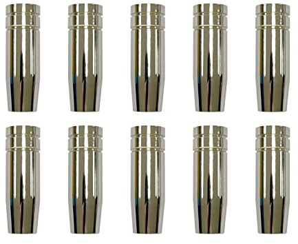 ELCAN 10 Toberas cónicas para antorcha 15ak. Consumibles y accesorios pistola soldar. Toberas cónicas profesionales resistentes para torcha soldadura MB15 hilo mig mag