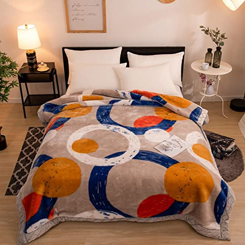 LGYKUMEG Koreanische Decke,Doppel Schicht Winter Dicke Raschel Nerz Decke 150x200cm Für wohlige Wärme auf dem Sofa und im Bett