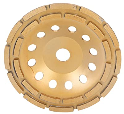 CruSio Diamant-Betonschleifscheibe, Diamant-Doppelreihen-Schleifscheibe, Winkelschleifscheibe Zum Polieren Und Reinigen Von Steinen (180 Mm/7,1 Zoll)/230 Mm/9,1 Zoll