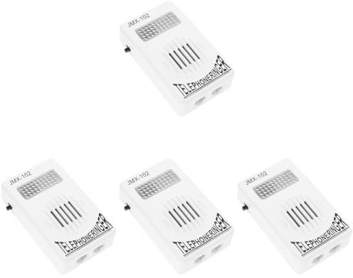 Hoement 4pezzi Suoneria per Telefono Volume Design Batterie per Uffici e Anziane Riconoscimento Chiamate
