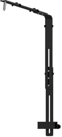 LOVIVER Tank Leucht Halterung, verstellbare Hängelampe-Halterung, einfache Installation, vielseitige Fisch-Tank-Lampen Halter, Stand ausrüstung, Schwarz 2.8mm