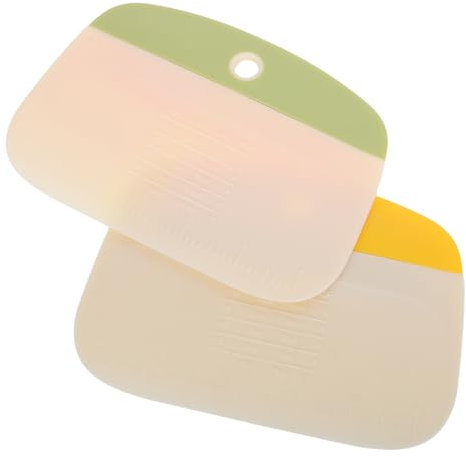 Alipis 2pièces Grattoir à Pâte Et Bol Outil De Cuisine Pour Hacher Aliments Grattoir à Pizza Et Trancheur à Légumes Pour Pâtisserie Boulangerie