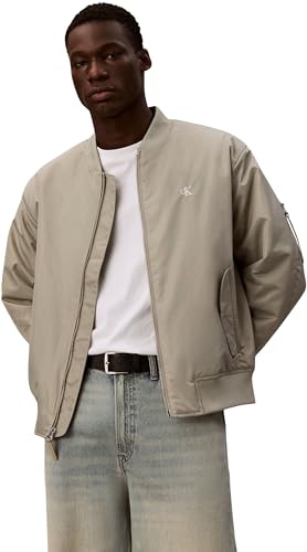 Calvin Klein Uomo Bomber Hero con Zip, Grigio (Forest Fog), M