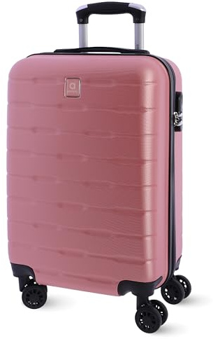AMICHI - Trolley bagaglio a mano 55x40x20 | Valigia Bagaglio a mano Ryanair | Valigia Media Rigida | Trolley Cabina
