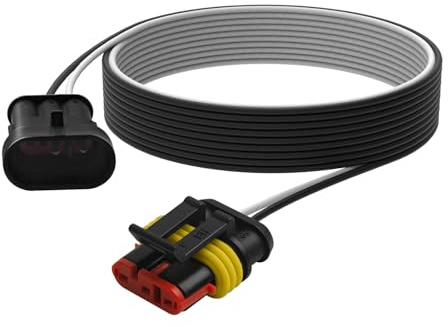 Câble basse tension 5 m compatible avec Gardena Robotic 2016+ pour robot tondeuse Husqvarna Automower Câble transformateur, noir