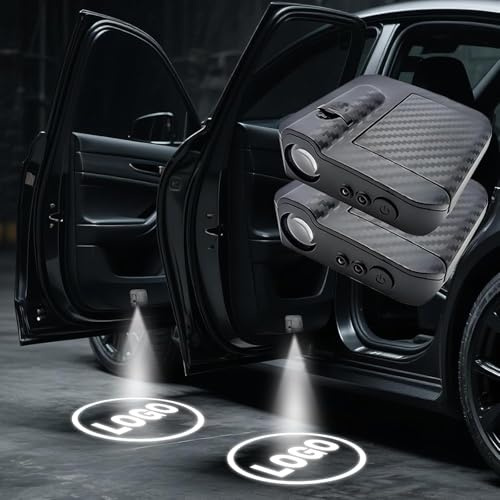 DAMALILI 2 Pezzi Auto Porta Luce Benvenuto Senza Fili per Renault Clio 5 (V) I 2019-2024, Lampada da Proiezione a LED Auto Luce di Benvenuto per Auto Personalizzata