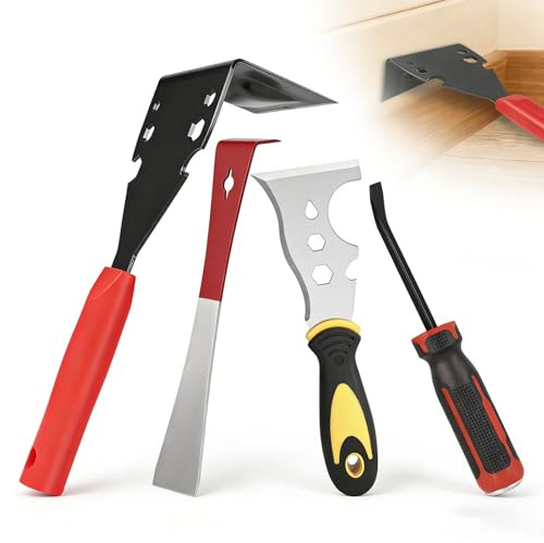 Skirting Board Removal Tool Trim Puller Tool Metal Tile Skirting Board Removal Tool for Commercial Work, Baseboard, Molding, Siding