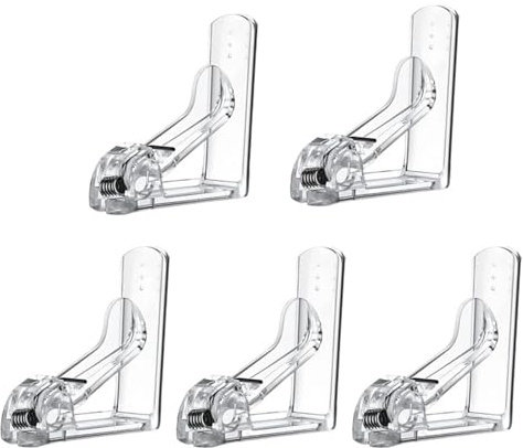 EURDFHY tischdeckenklammern Tischdeckenklammer, transparente Klemmen mit Feder-Tischtuchklammern for Hochzeitsfeiern, Heimbedarf(5Pcs)