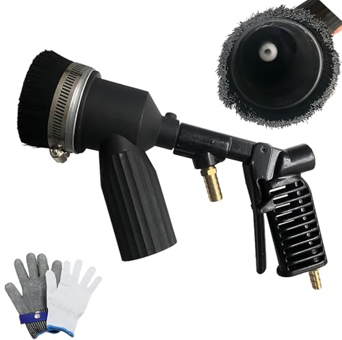 KJZQXYX Sableuse pneumatique portative, pistolet à sable sous vide, avec buse en céramique, nettoyage puissant, pour tâches domestiques/professionnelles