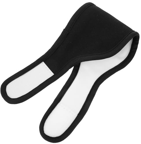 LIFKOME Paquete Terapéutico de Aceite de Ricino para Cuello en Tela Negra, Envoltura Reutilizable para Mujeres, Cómodo para Cuidado Personal Sueño