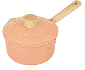 KASANOVA Casseruola Antiaderente vari colori Pot Art con Coperchio Innovativo, casseruola induzione, Ottimale per Stufati e Cotture Lente (Rosa, 18 Cm)