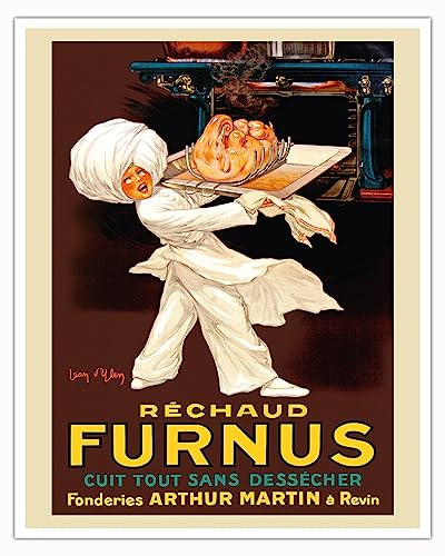 Réchaud Furnus Stoves - Cook Everything Without Drying Out (Cuit Tout sans Dessécher) - Vintage French Advertising Poster by Jean D'Ylen c.1926 - Fine Art Matte Paper Print (Unframed) 16x20in