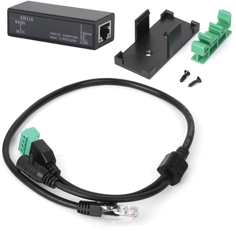 zu WiFi Serial Server mit eingebauter Antenne, drahtloses Kommunikationsmodul RJ45 Schnittstelle Serieller Geräteserver, Ethernet Serial Server für Fachleute und Unternehm