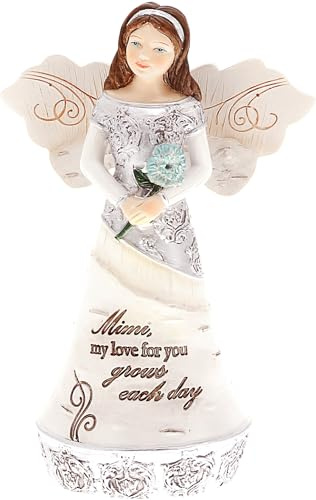 Pavilion – Cherished Aunt – 12,7 cm Engel Figur Floral Spring Home Decor von Nichte Neffe Present