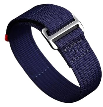 JVEIWAD Correa de reloj de nailon integrada de 22mm Compatible con correa de reloj de lona serie TUDOR Pelagos Black Bay Collar Hidden FXD/Biwan/ 1958(Dark blue)