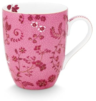 Pip Studio Jolie Flowers Pink Becher Large 350ml