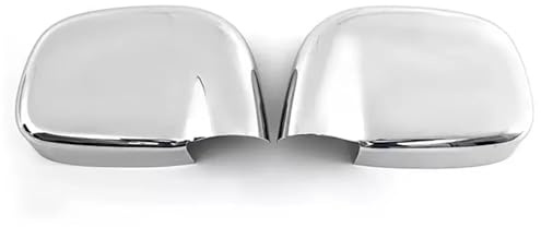 Tür Außenspiegel Kappe Für 2002-2008 Für Dodge Ram 1500/2500/3500 Autoaufkleber Rückspiegel Seitenspiegelabdeckung Flügelkappe Außentür Rückansicht Gehäuseverkleidung Chrom Spiegel Abdeckung Gehäuse
