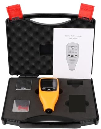 Medidor De Espesor De Pintura Portátil, Probador De Carrocería De Coche, Herramienta De Detalles, Medidor De Espesor De Recubrimiento Automático, Medidor De Pintura De Coche, Probador De 50mil 1250um