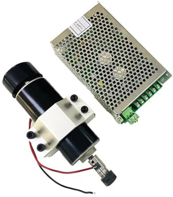 Motore mandrino raffreddato ad aria 48V 500W, diametro 52mm, mandrino ER11, pinza 8mm 3.175, CNC 0.5Kw for incisione per incisione