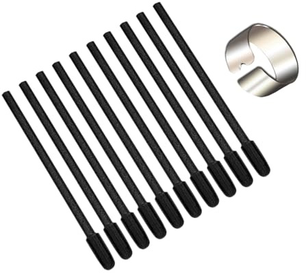 BULAIDAI Felt Nibs Set 10Pcs Ergonomic Clip for for Pen 3 PTK470 PTK670 PTK870 Graphics Tablets Digital Creation Digital Art Pen Nibs with Clip