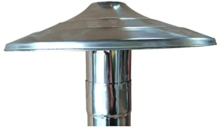 LMMIAOZ Cappello comignolo Girevole in Acciaio Inox, Protezione da Pioggia e Neve, previene l'accumulo di detriti, Montaggio Senza Attrezzi, Universale, Resistente, vestibilità p