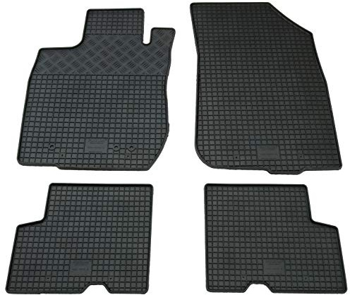 Gummi Fußmatten Set, 4teilig, Gummifußmatten Gummimatten Matten