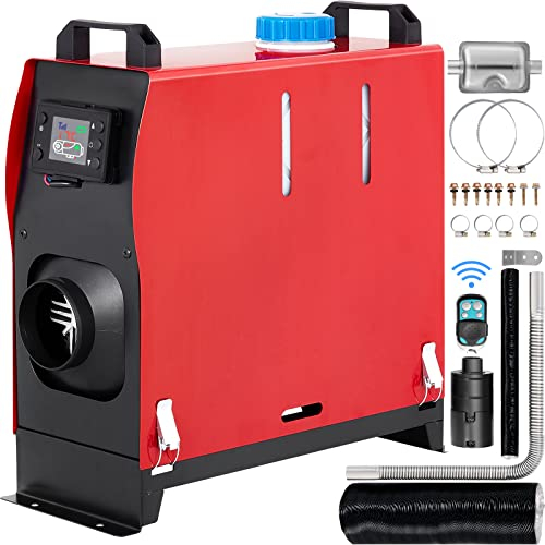 VEVOR 5KW Diesel Lufterhitzer, 12V Standhezung Diesel, Luft Dieselheizung, Air Diesel Heizung mit Schalldämpfer, Standheizung für Auto RV Boote LKW Wohnmobil Bus(1