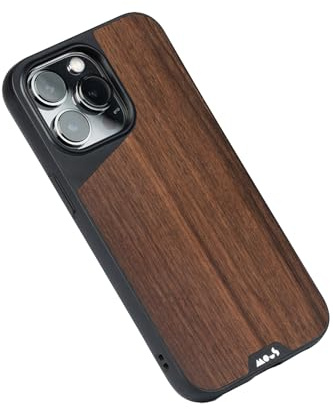 Mous - Coque pour iPhone 13 Pro - Noyer - Limitless 4.0 - Protection iPhone 13 Pro Compatible avec MagSafe - Case Antichoc