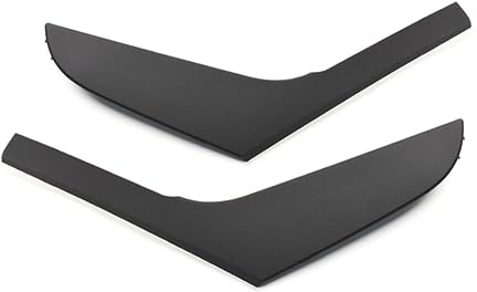 Viviance Innentür Schwarz Linke rechte Griffabdeckung Verkleidung kompatibel mit VW Golf 6 MK6 2009-2013 - Links und Rechts