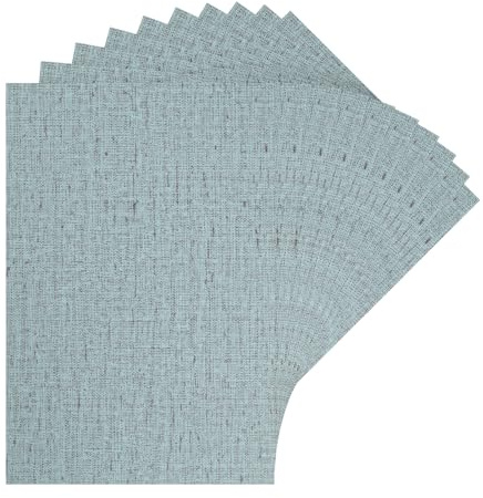 sourcing map Tavole per casa delle bambole, 30,5 x 20,3 cm, per casa delle bambole, carta da parati e pavimentazione, motivo in tessuto, blu scuro, per casa delle bambole e tavolo di sabbia, accessori