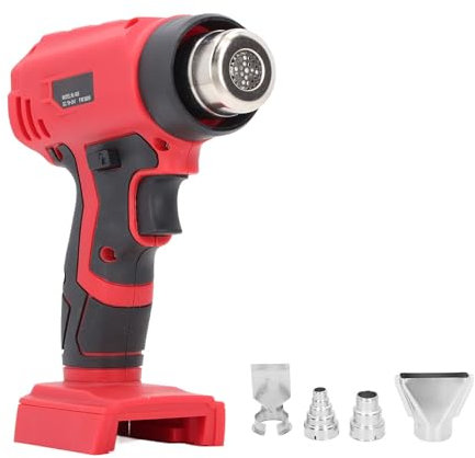 Cordless Heat Gun Heatkit Battery Hot Air for Gun 4 Nozzles Shrink for Lithium Small 360W Industrial for Gun Thermal for Gun Shrink Kit Shrinkable Kit Heat Guns