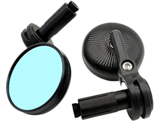 Motorrad Lenkerendenspiegel Universal Runde Motorrad Bar End Spiegel Für Triumph Für Trident Für 660 Motorrad Rückspiegel(Farbe:A)