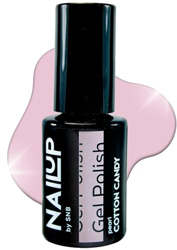 NAILUP by SNB UV/LED Gel Nagellack für Maniküre & Pediküre - Cotton Candy - 6ml - Pearl | Gel Polish | SNB Professional Farben UV Lack Gel Nägel Nageldesign | Gelnägel | Gel Nail Polish