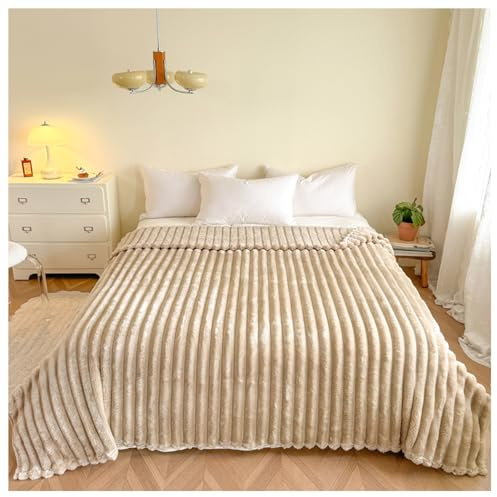 Ergocar Manta De Burbujas Grande, Súper Suave y Cálido, Sin Pérdida De Cabello,Antiestático, Cómodo y Transpirable, 78.74x90.55 Pulgadas (Aproximadamente 200x230 Cm)