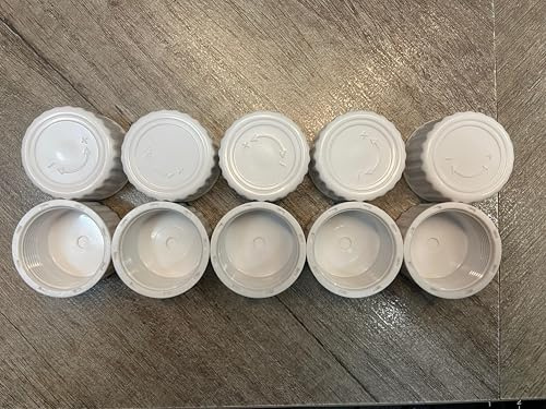 TC Thermostatic Radiator Valve TRV Plastic Decorators Screw Cap for Radiator Valve White x 10