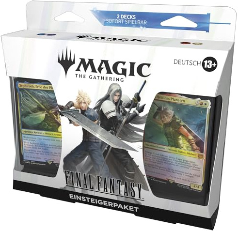 Magic: The Gathering – FINAL Fantasy Einsteigerpaket – Lerne Magic mit 2 spielfertigen Decks (Deutsche Version)