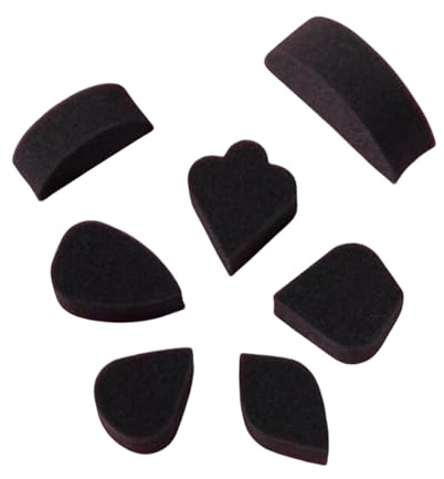 14 Stück Schwarz Schminkschwämme für Gesichtsbemalung,Hochdichte Face Paint Sponges für Kinder und Erwachsene für Make-up,Kunst,DIY,Halloween und Festivals,Kinderschminke Schwamm und Kosmetikschwamm